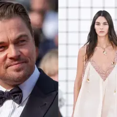 Leonardo DiCaprio w garniturze obok modelki w zwiewnej sukience. Czy to jego przyszła żona?