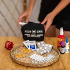 Reiseapotheke mit Medikamenten für Thailand. Beachten Sie die Einfuhrbestimmungen Thailand Medikamente.
