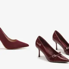 Bordowe buty: Stylowe stylizacje dla niej i dla niego