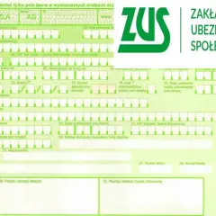Formularz ZUS ZLA do wypełnienia przez lekarza, gdy pacjent potrzebuje zwolnienia lekarskiego, np. l4 na rehabilitację.