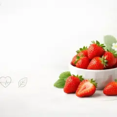 Miseczka pełna soczystych truskawek. Zastanawiasz się, ile kalorii ma truskawka? To pyszna i zdrowa przekąska!