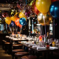 Balony i konfetti na przyjęciu. Zastanawiasz się, ile kosztuje 18 na 30 osób?