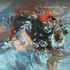 Abstract underwater scene with bubbles, part of Poirier Mozzone's artist websites, showcasing "Fractured Light.