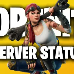 Fortnite Server Status: Die Server sind offline, die Spielerin mit Werkzeug wartet.