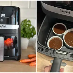 Co można robić w air fryer? Piecz marchewki lub przygotuj deser w pucharkach.