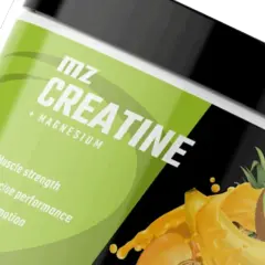 Suplement diety MZ CREATINE + MAGNESIUM. Wspiera siłę mięśni, wydajność ćwiczeń i produkcję ATP. Dowiedz się, kreatyna co to jest i jak działa!