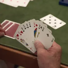 Gracz trzyma karty: 6, 9, 5, 4, 2, Walet, Walet, 2. Czy to wystarczy na wzięcie 12 lew w brydżu?