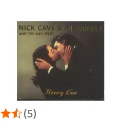 Okładka singla "Henry Lee" Nick Cave & PJ Harvey. Para całuje się namiętnie.