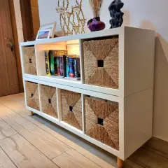 Kreatywne przeróbki kallax DIY, które odmienią Twoje wnętrze