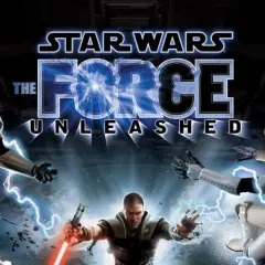 Starkiller entfesselt die Macht gegen Sturmtruppler im **Star Wars: The Force Unleashed PS4** Artwork.