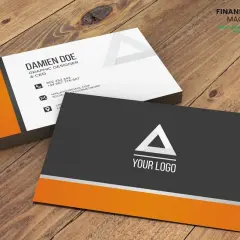 Nowoczesny projekt wizytówki dla grafika. Sprawdź, jaka jest cena za profesjonalne wykonanie.