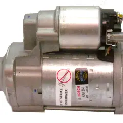 Motorino d'avviamento Bosch. Se il tuo blocchetto accensione rotto sintomi includono mancata accensione, questo potrebbe essere il colpevole.