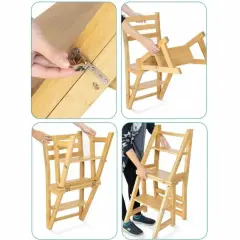 Krzesło-drabinka DIY: Zbuduj mebel 2w1 i zaskocz domowników!