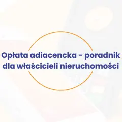Opłata adiacencka co to? Poradnik dla właścicieli nieruchomości. Dwa terminale płatnicze w tle.