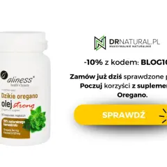 Olej z oregano kapsułki jak stosować? Dwa rodzaje suplementu Aliness: "olej light" i "olej strong". Sprawdź korzyści!