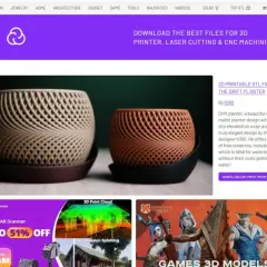Dwa eleganckie donice z druku 3D, gotowe projekty do pobrania. Idealne do roślin.