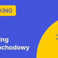 Ranking leasingów samochodowych. Ikona przekazania kluczyków symbolizuje transakcję.