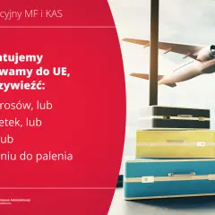 Poradnik MF i KAS: ile papierosów można przewieźć samolotem do UE? 200 sztuk, 100 cygaretek, 50 cygar lub 250g tytoniu.
