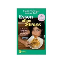 Ein Mädchen isst genüsslich Spaghetti. Das Buch "Essen ohne Stress" hilft Eltern, wenn Kinder essen.