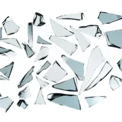 Fragmentos de vidrio esparcidos, como si alguien hubiera empezado a soñar con cristales rotos y la imagen se hubiera hecho añicos.