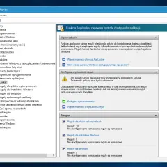 Edytor zasad grupy pokazuje konfigurację funkcji AppLocker, która kontroluje dostęp do aplikacji.