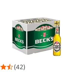 Skrzynka piwa Beck's Gold, 20 butelek po 0,5L. Ile waży skrzynka piwa z butelkami? To pytanie zadaje sobie wielu.