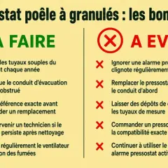 Conseils pour le pressostat de poêle à granulés : à faire et à éviter. Évitez le mauvais tirage poêle à granule en suivant ces gestes.