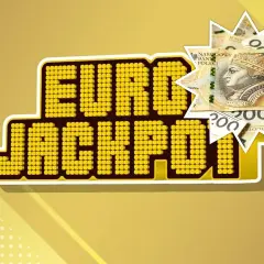 Eurojackpot w Polsce: czy opóźnienia w publikacji wyników mają związek z pieniędzmi? Złote banknoty i logo gry.