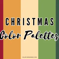 Vertical stripes of deep red, orange, cream, light green, and dark green showcase festive holiday color schemes.
