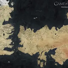 Westeros mapa – szczegółowa mapa świata Gry o Tron