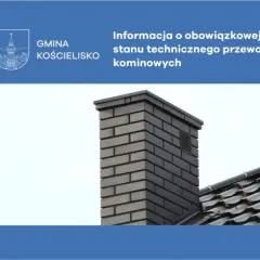 Gmina Kościelisko informuje o obowiązkowej kontroli stanu technicznego przewodów kominowych. Na zdjęciu nowoczesny komin na dachu.