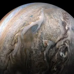Wspaniałe zdjecia planet! Jupiter w całej okazałości, z wirującymi chmurami i burzami, jak na obrazach z kosmosu.