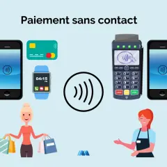 Paiement sans contact : smartphones, montre connectée, carte bancaire et terminal de paiement. Combien de fois peut-on payer ainsi ?