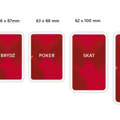 Różne rozmiary kart: Pasjans, Brydż, Poker, Skat, Tarot. Poznaj ich wartości kart i wymiary.