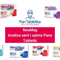 NeoMag Cardio, Skurcz, Forte, Stres – suplementy na zmęczenie. Analiza serii i opinia Pana Tabletki, bez informacji o neomag cardio skutki uboczne.