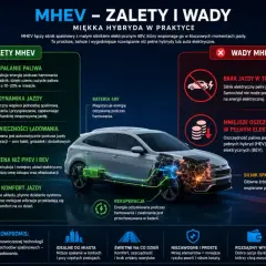 MHEV: zalety i wady. Miękka hybryda łączy silnik spalinowy z elektrycznym 48V, oferując niższe spalanie i lepszą dynamikę. To kompromis między tradycyjnymi autami a elektrycznymi.