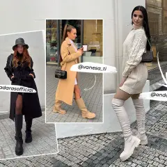 Stylizacje z botkami na grubej podeszwie, które zachwycą każdego
