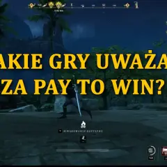 1. Jakie gry uważacie za p2w? Postać w grze z mieczem na tle ruin i dżungli.