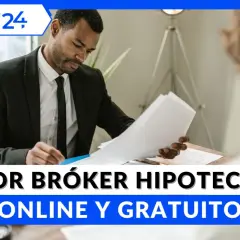 Hombre de negocios revisa documentos. Descubre qué es un broker hipotecario y obtén asesoría online gratuita.