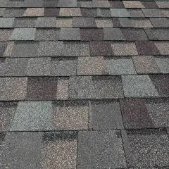 Close-up of a multi-toned asphalt shingle roof. This image shows why an asphalt roof is good for durability and aesthetic appeal.