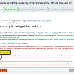 Formularz wniosku o dofinansowanie. Wpisz nazwę urzędu, aby znaleźć wzór, jak napisać wniosek o dofinansowanie.