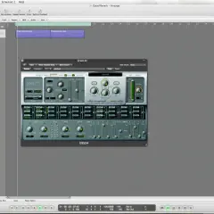 Program w Logic Pro z wtyczką EXS24, gdzie pogłos inaczej jest tworzony przez modulację LFO i obwiednie.