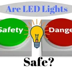 Dwa przyciski: zielony "Safety" i czerwony "Danger", z żarówką pośrodku. Czy ledy mogą się zapalić? Pytanie "Safe?".