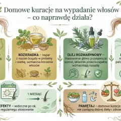 Babcine sposoby na wypadanie włosów: wcierka cebulowa, napar z kozieradki, olej rozmarynowy i masaż głowy. Pamiętaj o diecie!