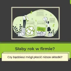 Ilustracja: ludzie oszczędzają pieniądze w słoikach, monety, kalendarz.