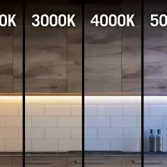 Porównanie barwy światła: 2700K, 3000K, 4000K, 5000K. Jaka barwa światła do przedpokoju? Ciepłe, neutralne i zimne odcienie.