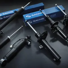 Amortiguadores Sachs, con sus cajas azules, listos para mejorar tu conducción. ¡Excelentes amortiguadores Sachs opiniones!