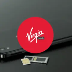 Karta SIM mini 3 virgin kod gotowa do włożenia do telefonu.