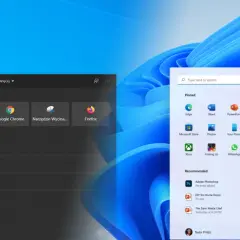 Menu startowe Windows 11 z ikonami aplikacji. Możliwość darmowego pobrania Windows 10.