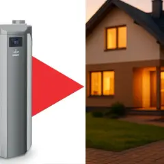 Pompa ciepła Galmet z klasą energetyczną A++ i COP 3,6. Dowiedz się, jak ustawić cwu w pompie ciepła, by cieszyć się ciepłą wodą i oszczędnościami.